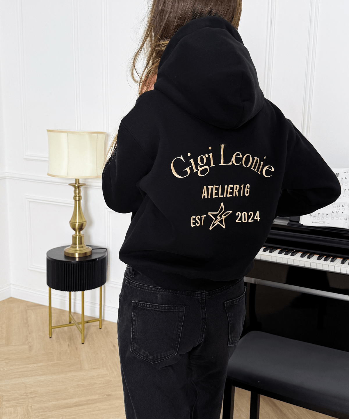 HOODIE EMBROIDERY GOLD - ESSORY
