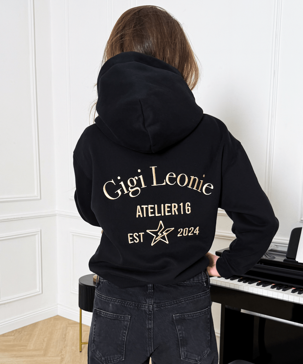 HOODIE EMBROIDERY GOLD - ESSORY