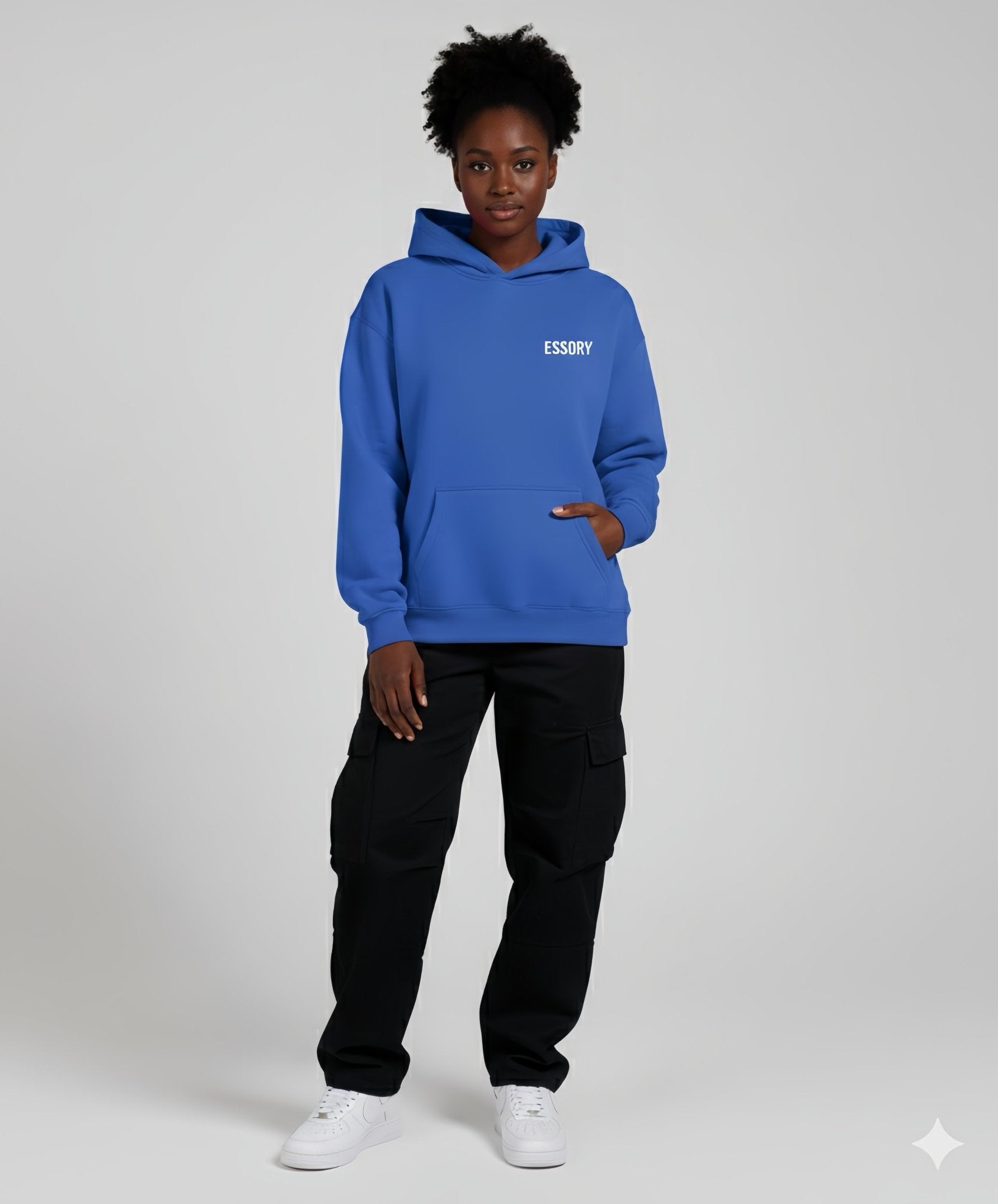 HOODIE ROYAL BLUE - ESSORY