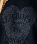 HOODIE GLITTER BLACK - ESSORY