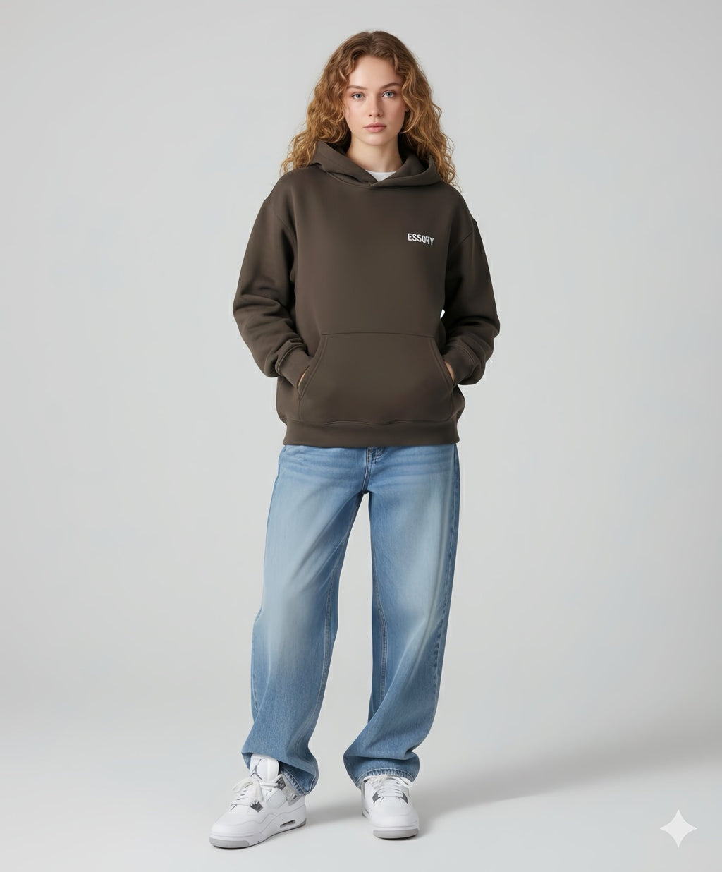 HOODIE ESPRESSO BASIC - ESSORY
