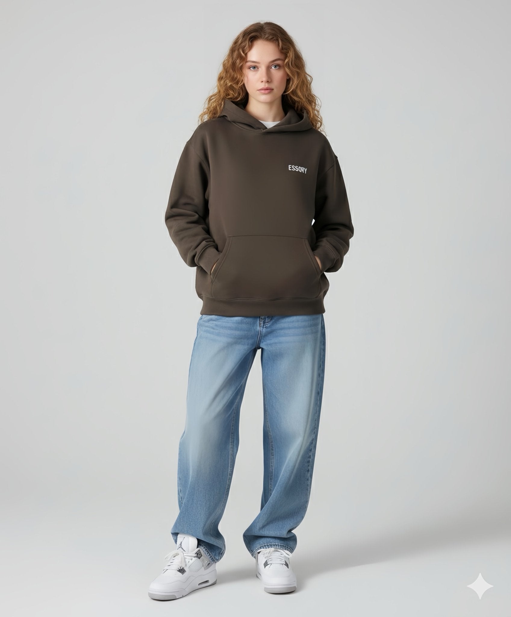 HOODIE ESPRESSO BASIC - ESSORY