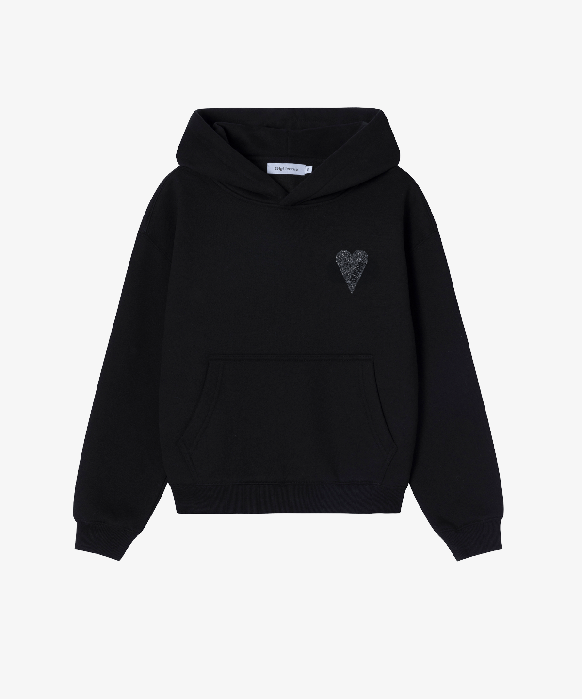 HOODIE GLITTER BLACK - ESSORY