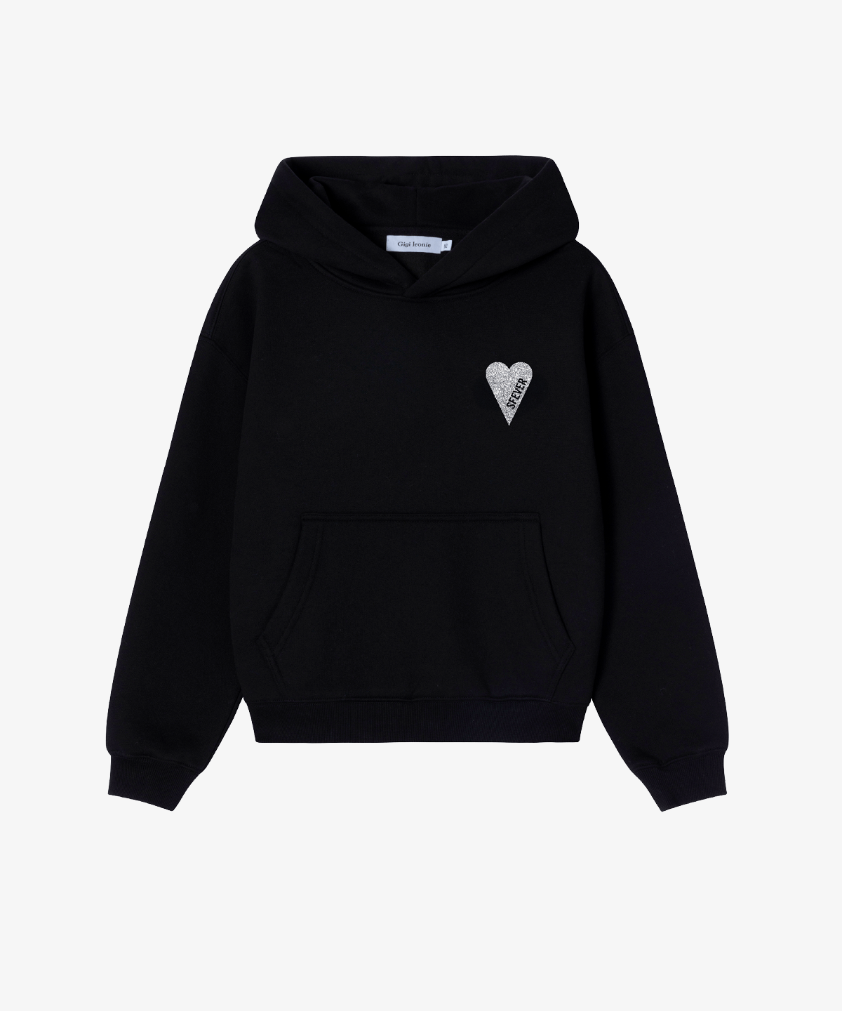 HOODIE BLACK GLITTER - ESSORY