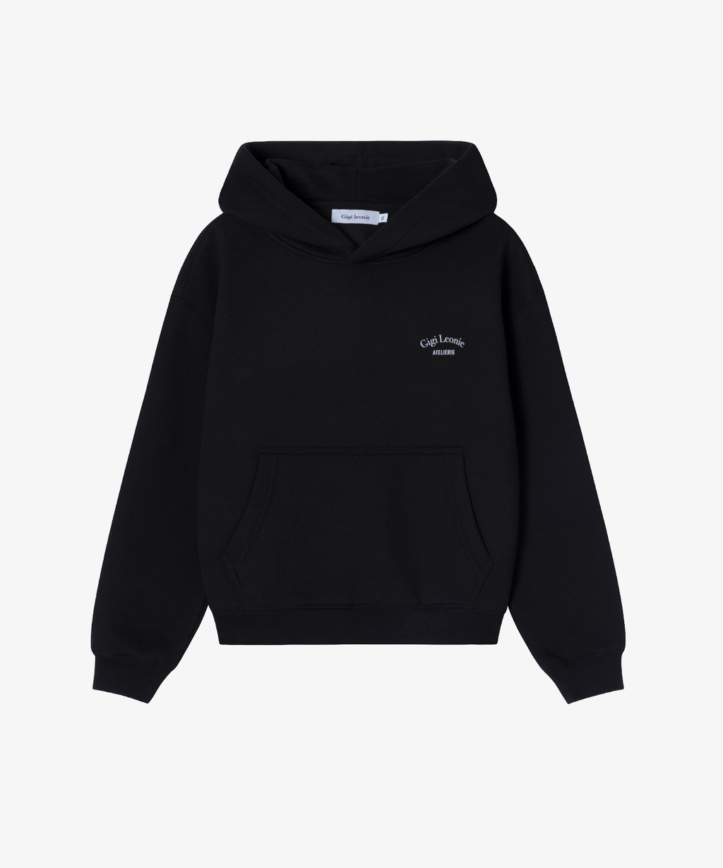 HOODIE BLACK STRASS - ESSORY