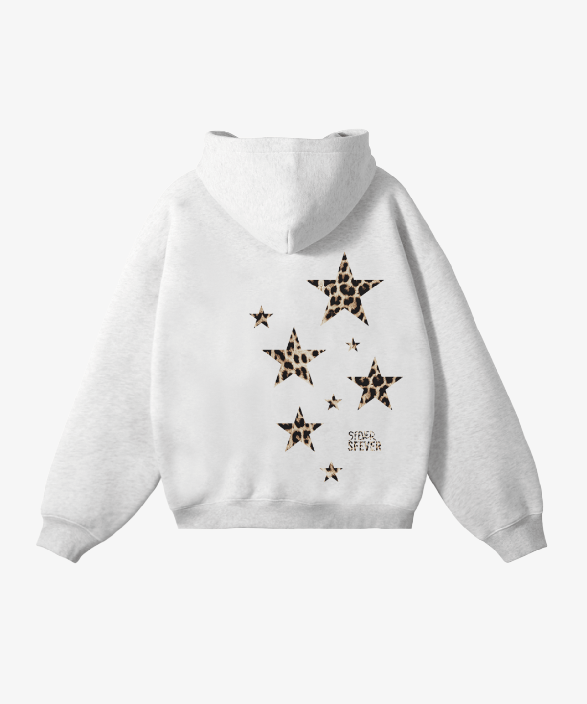 HOODIE WHITE LÉOPARD - ESSORY