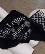 HOODIE BLACK STRASS - ESSORY